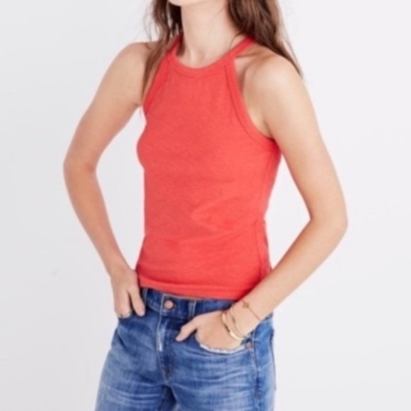 Madewell Tops - Madewell red tank top